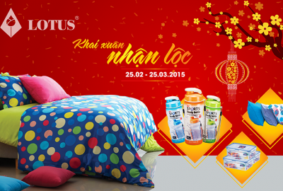 KHAI XUÂN NHẬN LỘC CÙNG LOTUS TẠI SIÊU THỊ LOTTE MART